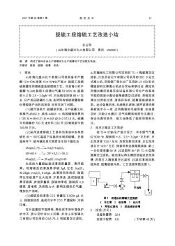 脱硫工段熔硫工艺改造小结