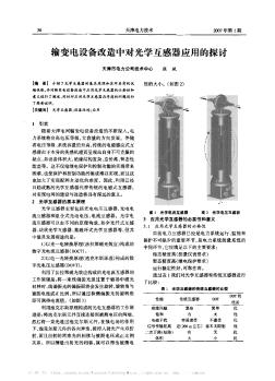 输变电设备改造中对光学互感器应用的探讨