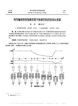 用可编程序控制器实现干粉液压机的自动化改造