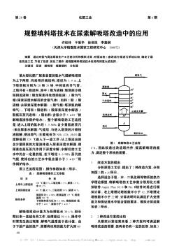 規(guī)整填料塔技術(shù)在尿素解吸塔改造中的應(yīng)用