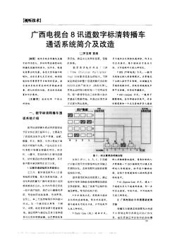 广西电视台8讯道数字标清转播车通话系统简介及改造