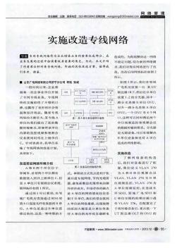 实施改造专线网络