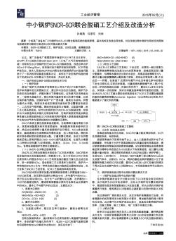 中小鍋爐SNCR-SCR聯(lián)合脫硝工藝介紹及改造分析