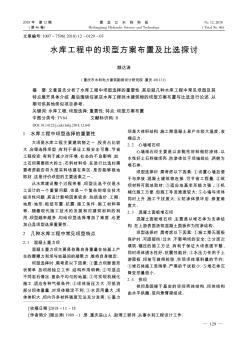 水库工程中的坝型方案布置及比选探讨