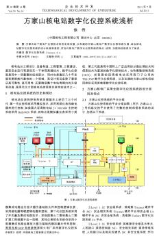 方家山核电站数字化仪控系统浅析