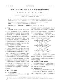 基于GA—ANN的建筑工程質量評價模型研究