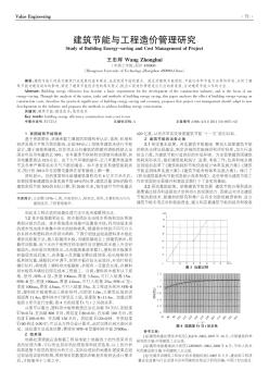 建筑節(jié)能與工程造價(jià)管理研究