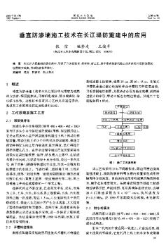 垂直防渗墙施工技术在长江堤防重建中的应用