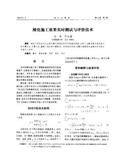 酸化施工效果实时测试与评价技术