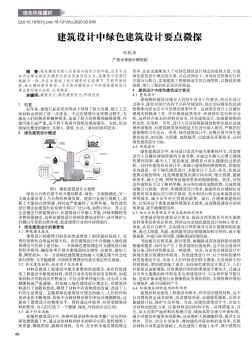 建筑設(shè)計中綠色建筑設(shè)計要點微探