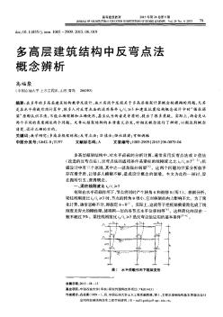 多高層建筑結(jié)構(gòu)中反彎點(diǎn)法概念辨析