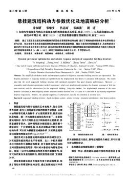 懸掛建筑結(jié)構(gòu)動(dòng)力參數(shù)優(yōu)化及地震響應(yīng)分析