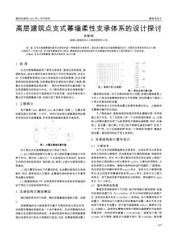 高层建筑点支式幕墙柔性支承体系的设计探讨