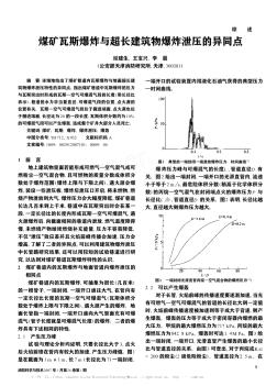 煤矿瓦斯爆炸与超长建筑物爆炸泄压的异同点