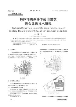 特殊环境条件下的旧建筑综合改造技术研究