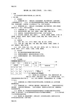 (整理)配電箱盤安裝工藝標準