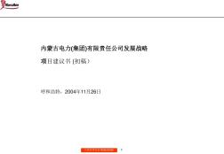 (新)XX電力項(xiàng)目建議書