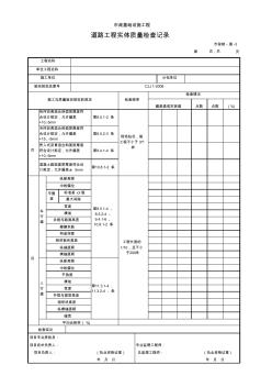 001-市政竣_道-3道路工程實體質(zhì)量檢查記錄