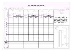 002-S0509_基坑支护变形监测记录表