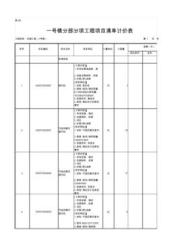 0205暖通清单