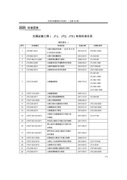 06交通運輸工程(JTJ、JTG、JTS)有效標(biāo)準(zhǔn)目錄