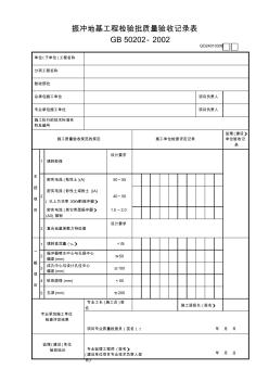 06振冲地基工程检验批质量验收记录表GD24010306