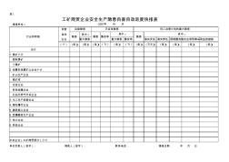 1.工矿商贸企业安全生产隐患自查自改进度快报表