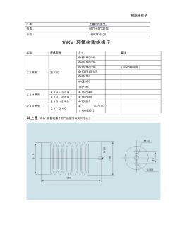 10KV树脂绝缘子