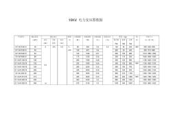 10KV电力变压器数据(20200926124424)