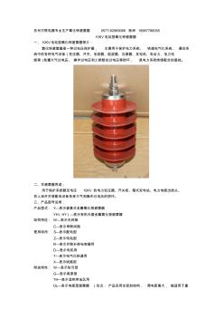 10KV电站型氧化锌避雷器 (2)