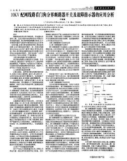 10KV配網(wǎng)線路看門狗分界斷路器開關(guān)及故障指示器的應(yīng)用分析 (2)