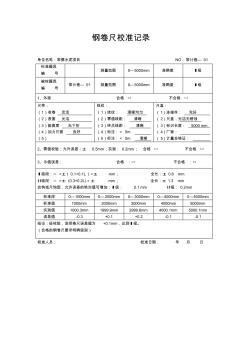 11计量器具钢卷尺等自校表