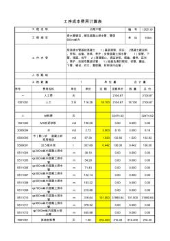 1305.16排水管鋪設(shè),鋪設(shè)混凝土排水管,管徑800mm以內(nèi) (2)