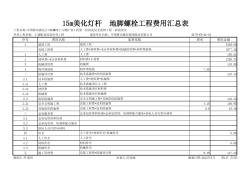 15m美化燈桿預算(地腳螺栓)