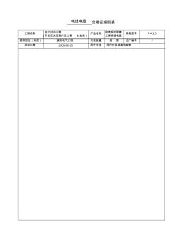 2.5電線合格證細則表