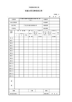 2.8软基分层沉降观测记录