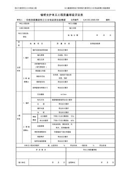 2.錨噴支護(hù)單元工程質(zhì)量等級(jí)評(píng)定表