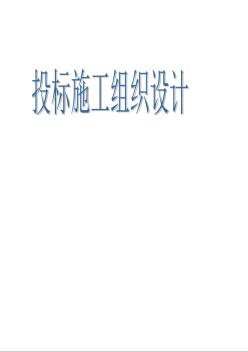 000投標(biāo)施工組織設(shè)計(jì)封面 (2)