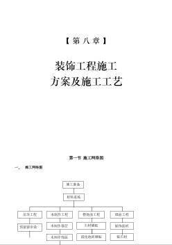 10-第八章 裝飾工程施工方案及施工工藝