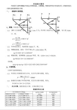 三里河南區(qū)改建工程1、2#大模板方案外掛架計算書