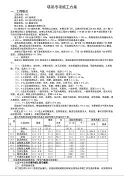 塔吊施工方案 (2)