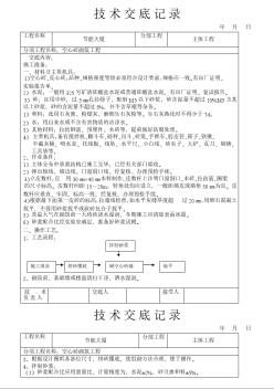 空心磚砌筑工程技術(shù)交底