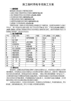 西苑住宅小區(qū)10#、11#樓 施工臨時用電專項施工方案