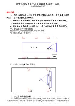 阜宁县澳洋工业园会议室音响系统设计方案