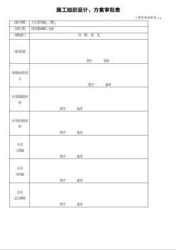 青年城（二期）塔吊基础施工公司审批表