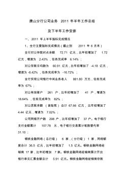 2011年上半年公司主线会材料总结及下一步工作安排_初稿