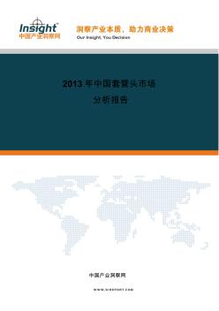 2013年套管头市场分析报告