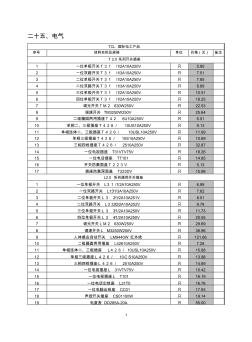 2014年1月电气