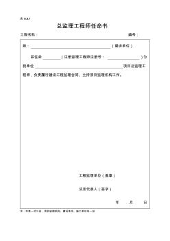 2014最新监理规范表格范本 (4)