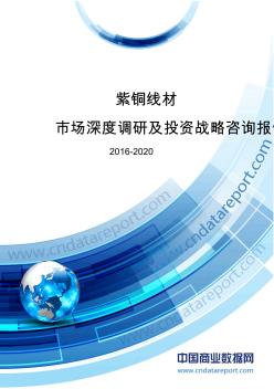 2016-2020年紫铜线材市场深度调研及投资战略咨询报告